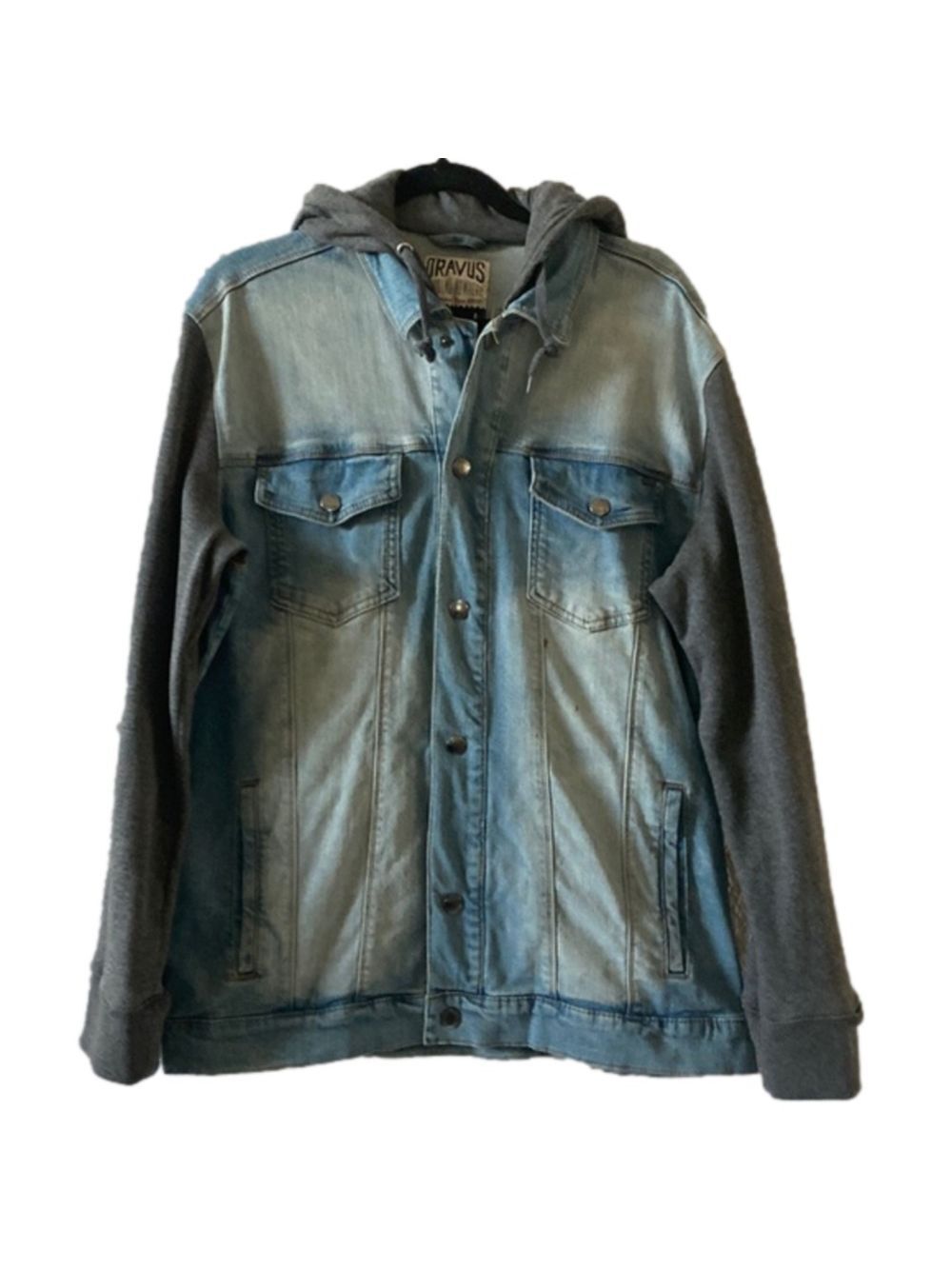 Dravus Heading Nowhere Hooded Denim Jacket